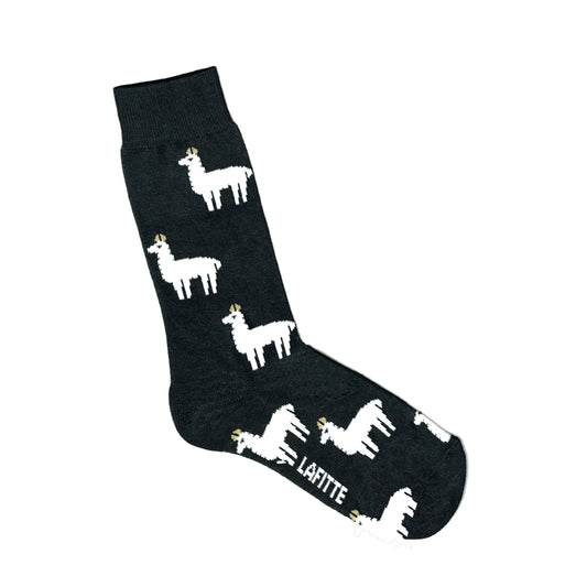 Socks - Lama Charcoal. Handmade in Australia.