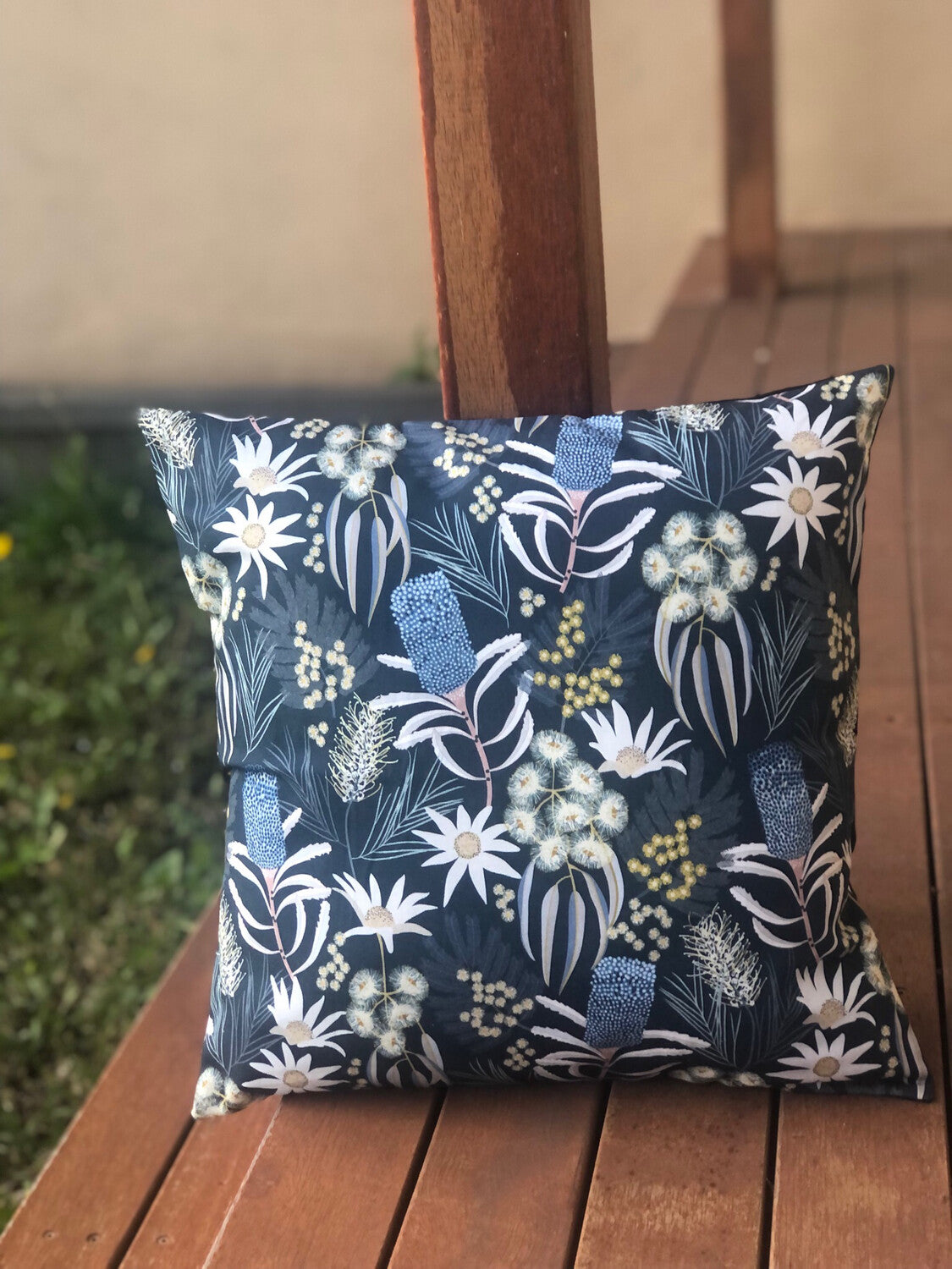 Cushion Cover - Square Navy Native 45x45