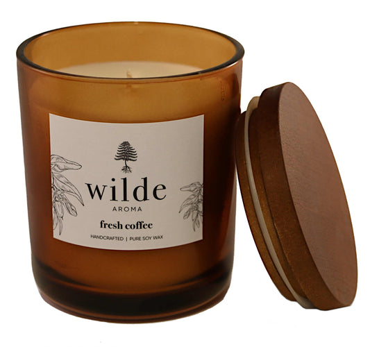 Wilde Fresh Coffee Candle Large. Handmade in Australia