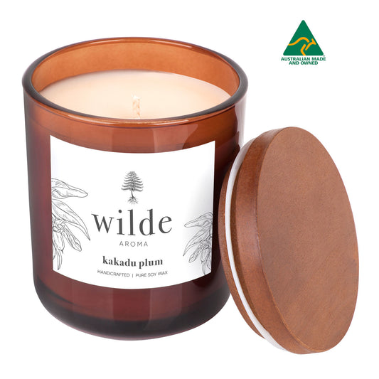 Wilde Kakadu Plum Candle Large. Handmade in Australia