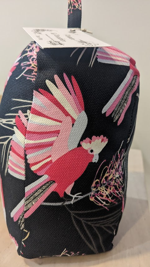 Door stop Possum & Pincushion Navy Galah. Handmade in Australia