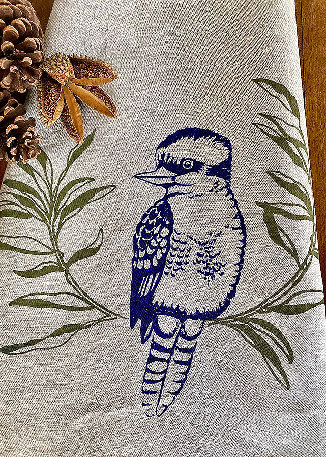 Eastbourne Art Tea Towel Australian Bird Native Decorative Prints