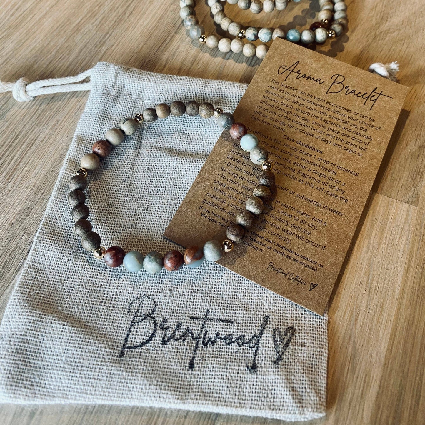 Aroma Bracelet | Aqua Terra Jasper